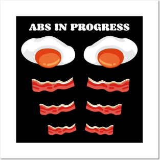 Funny Abs in Progress Posters and Art